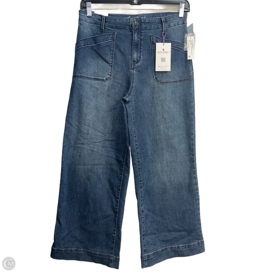 Jeans Wide Leg By Gloria Vanderbilt In Blue Denim, Size: 8