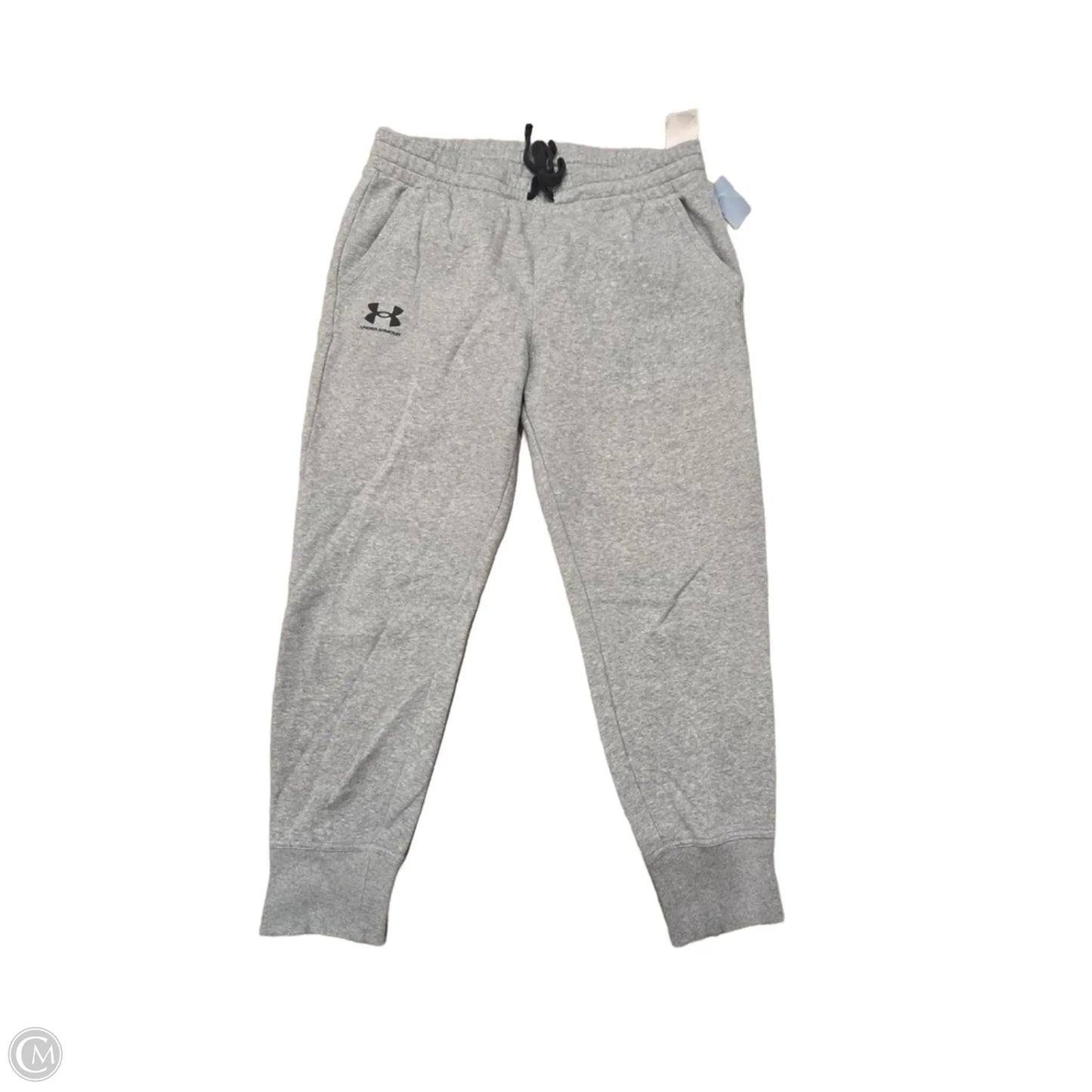 Athletic Pants By Under Armour In Grey, Size: L