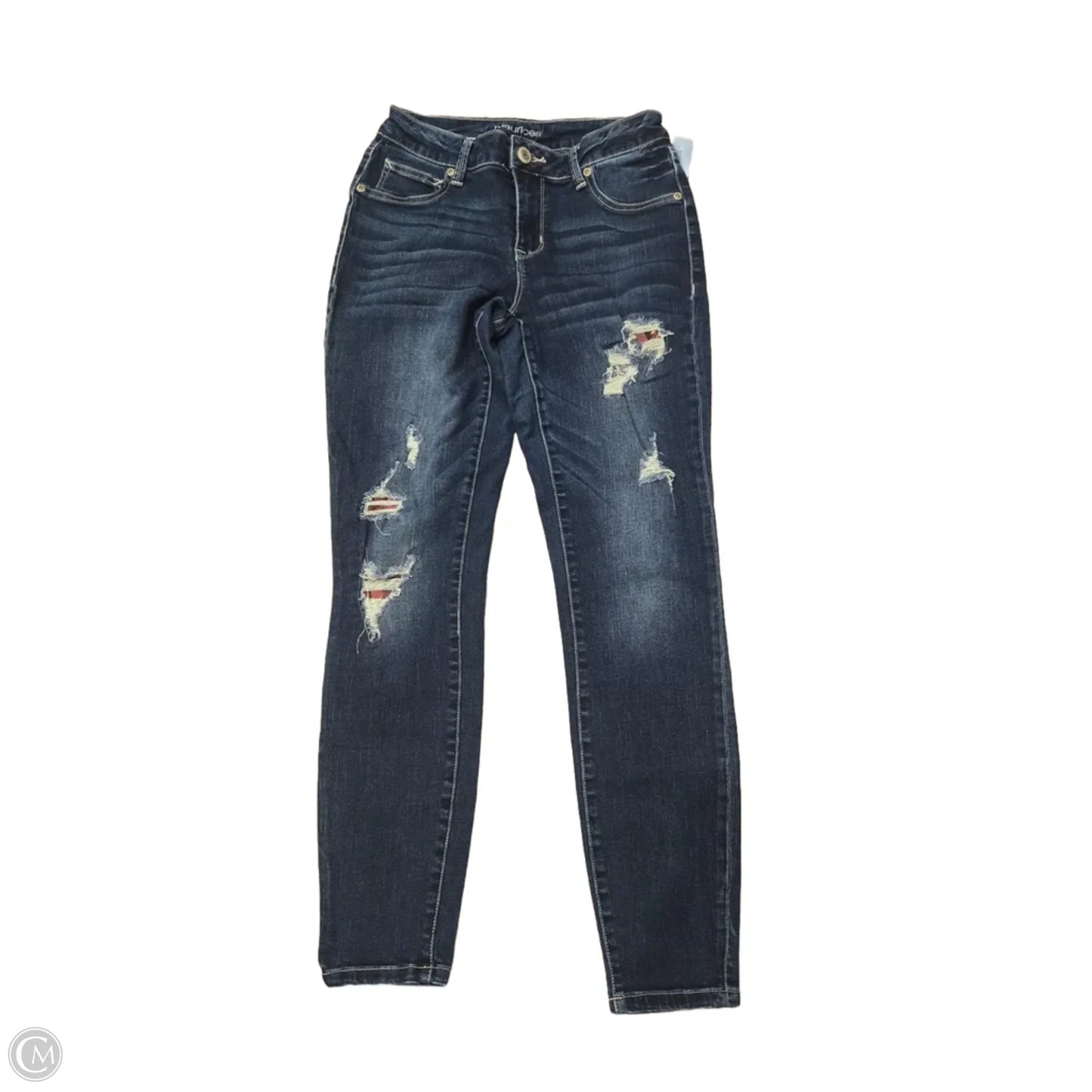 Jeans Skinny By Maurices In Blue Denim, Size: 4