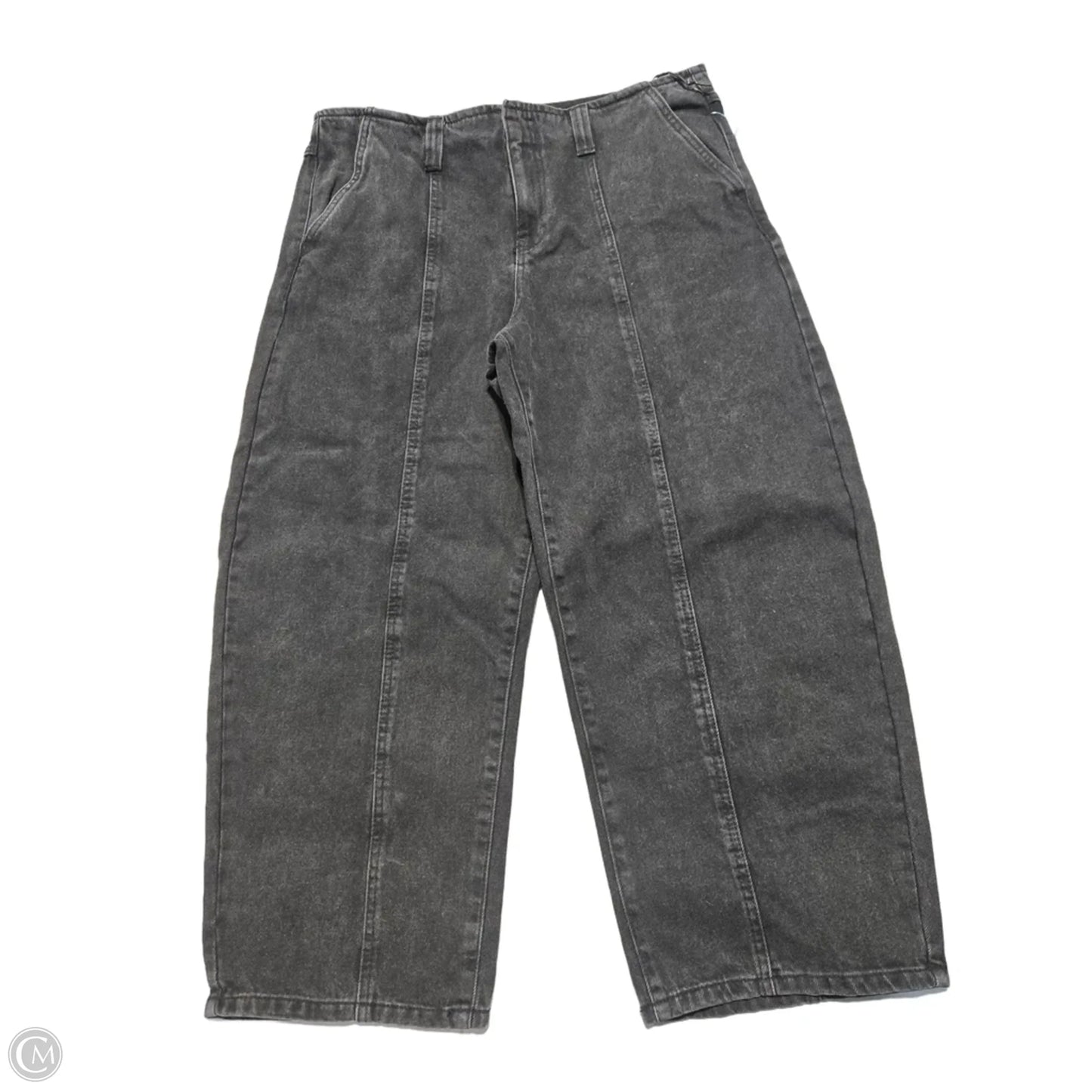 Jeans Wide Leg By Future Collective In Black, Size: 12