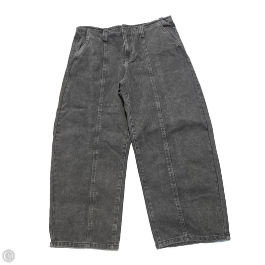 Jeans Wide Leg By Future Collective In Black, Size: 12