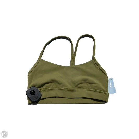 Athletic Bra By Lululemon In Green, Size: Xs