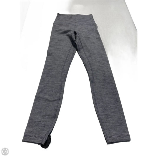 Athletic Leggings By Lululemon In Grey, Size: 2