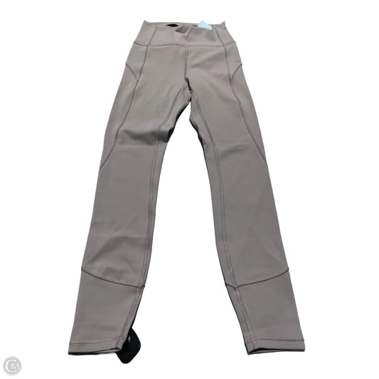 Athletic Leggings By Lululemon In Grey, Size: 2