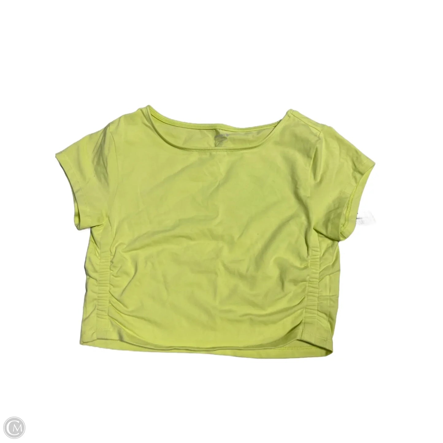 Athletic Top Short Sleeve By Old Navy In Yellow, Size: Xl