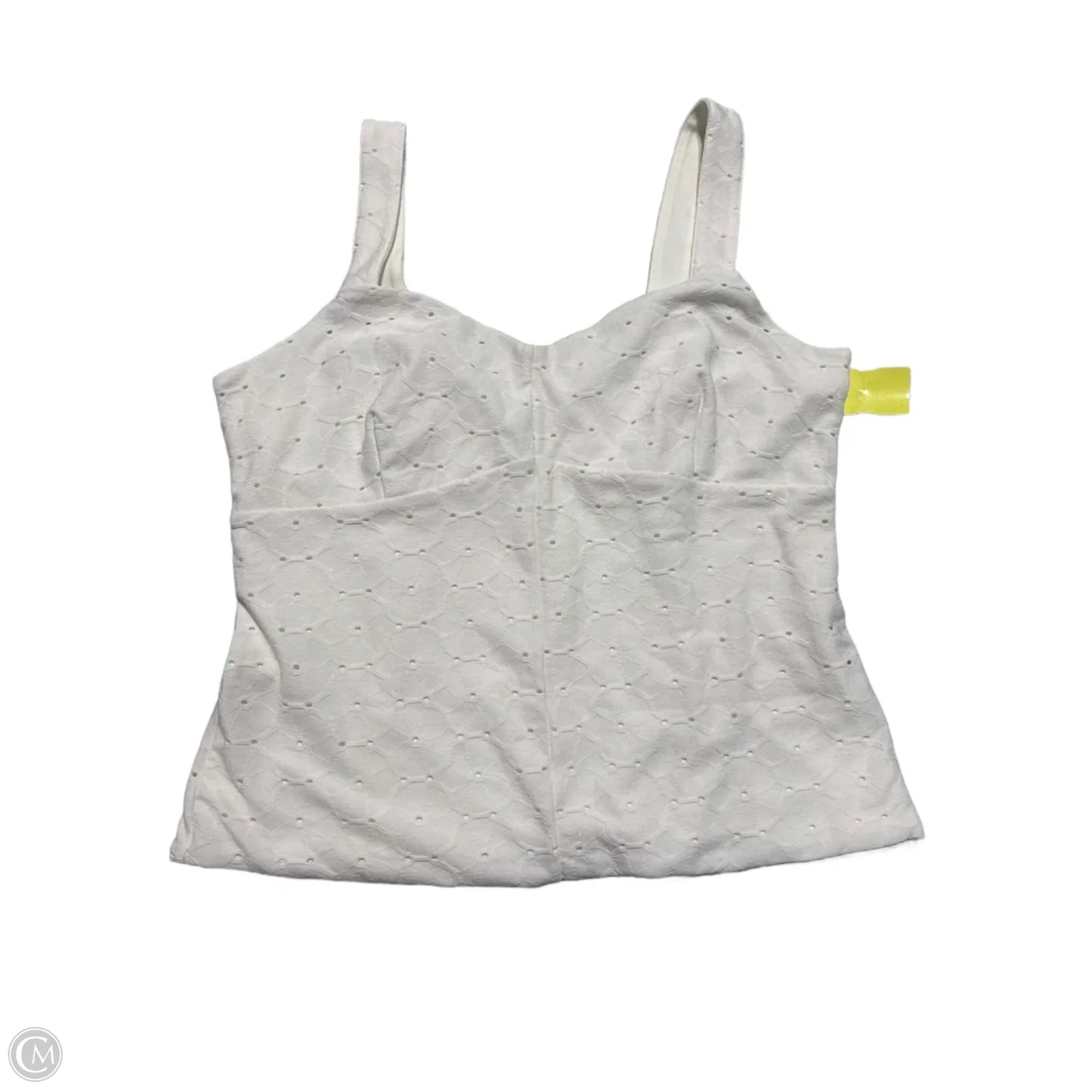 Tank Top By Cabi In White, Size: M