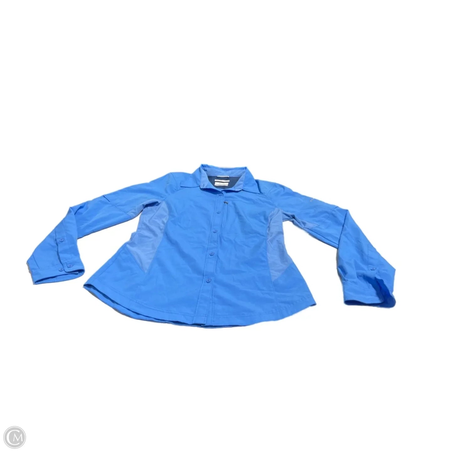 Top Long Sleeve By Columbia In Blue, Size: M