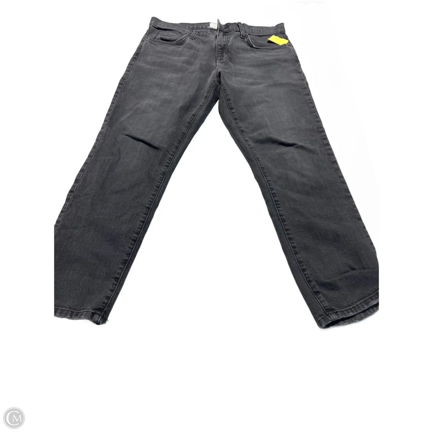 Jeans Straight By Current Elliott In Black, Size: 8