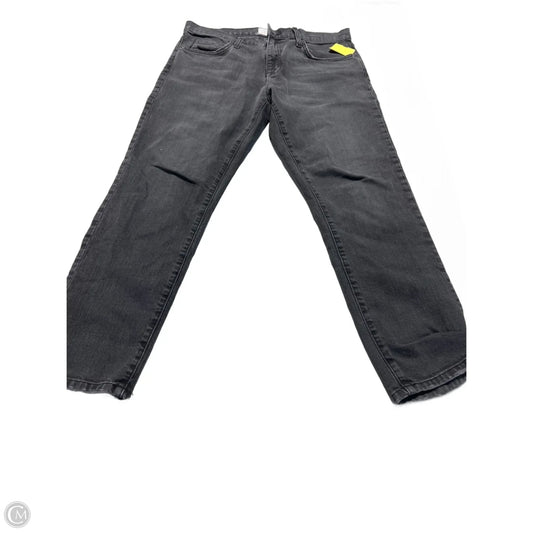 Jeans Straight By Current Elliott In Black, Size: 8