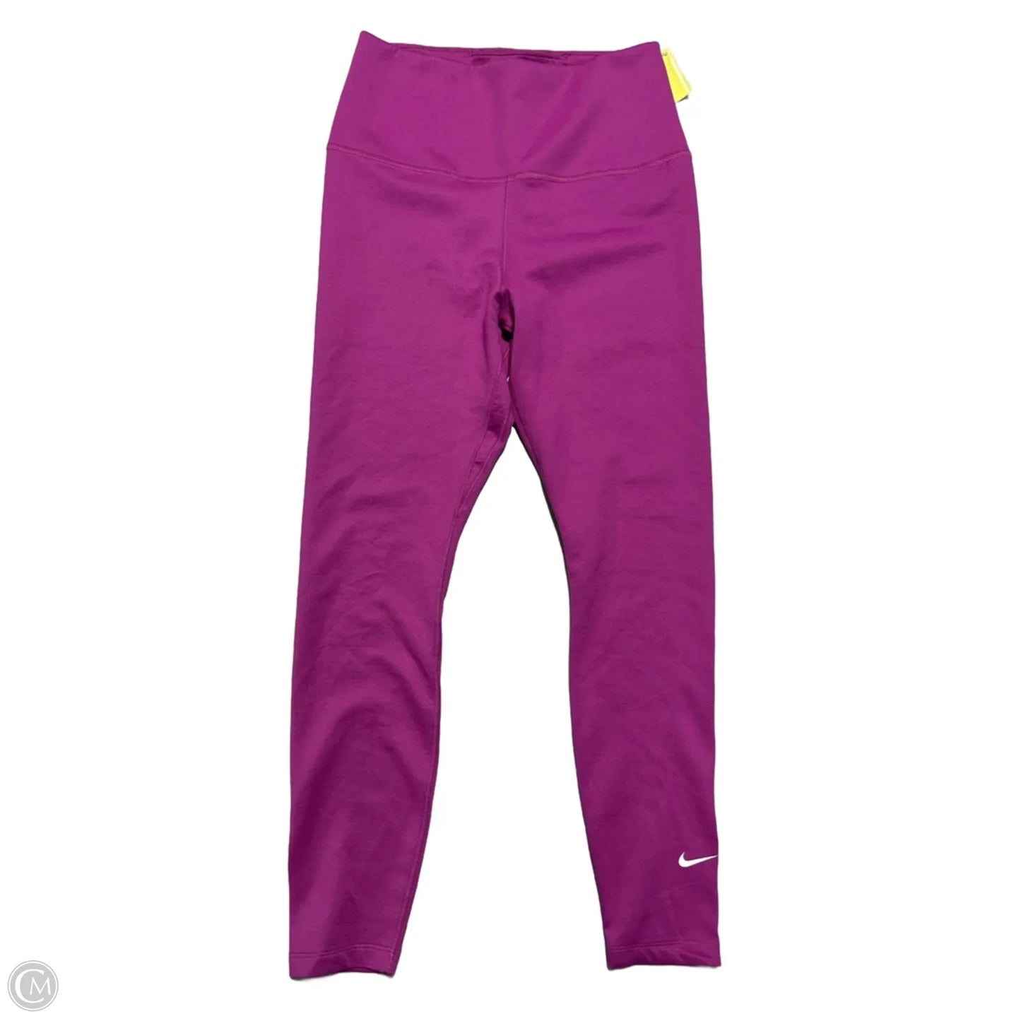 Athletic Leggings By Nike Apparel In Pink, Size: M