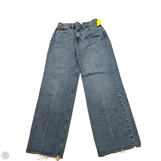 Jeans Straight By Abercrombie And Fitch In Blue Denim, Size: 4