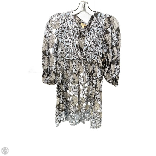 Dress Casual Maxi By Elan In Black & Blue, Size: L