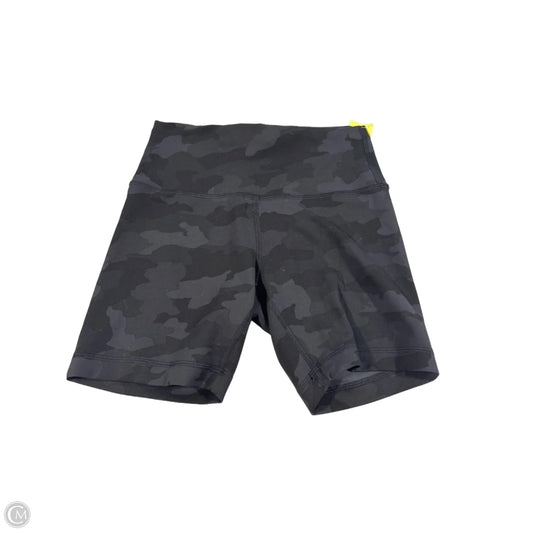 Athletic Shorts By Lululemon In Camouflage Print, Size: 6