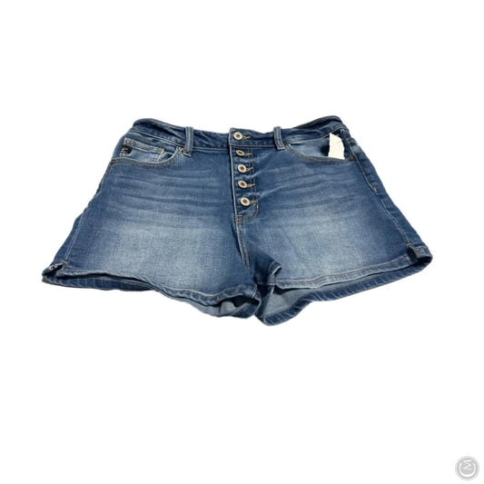 Shorts By Kancan In Blue Denim, Size: L