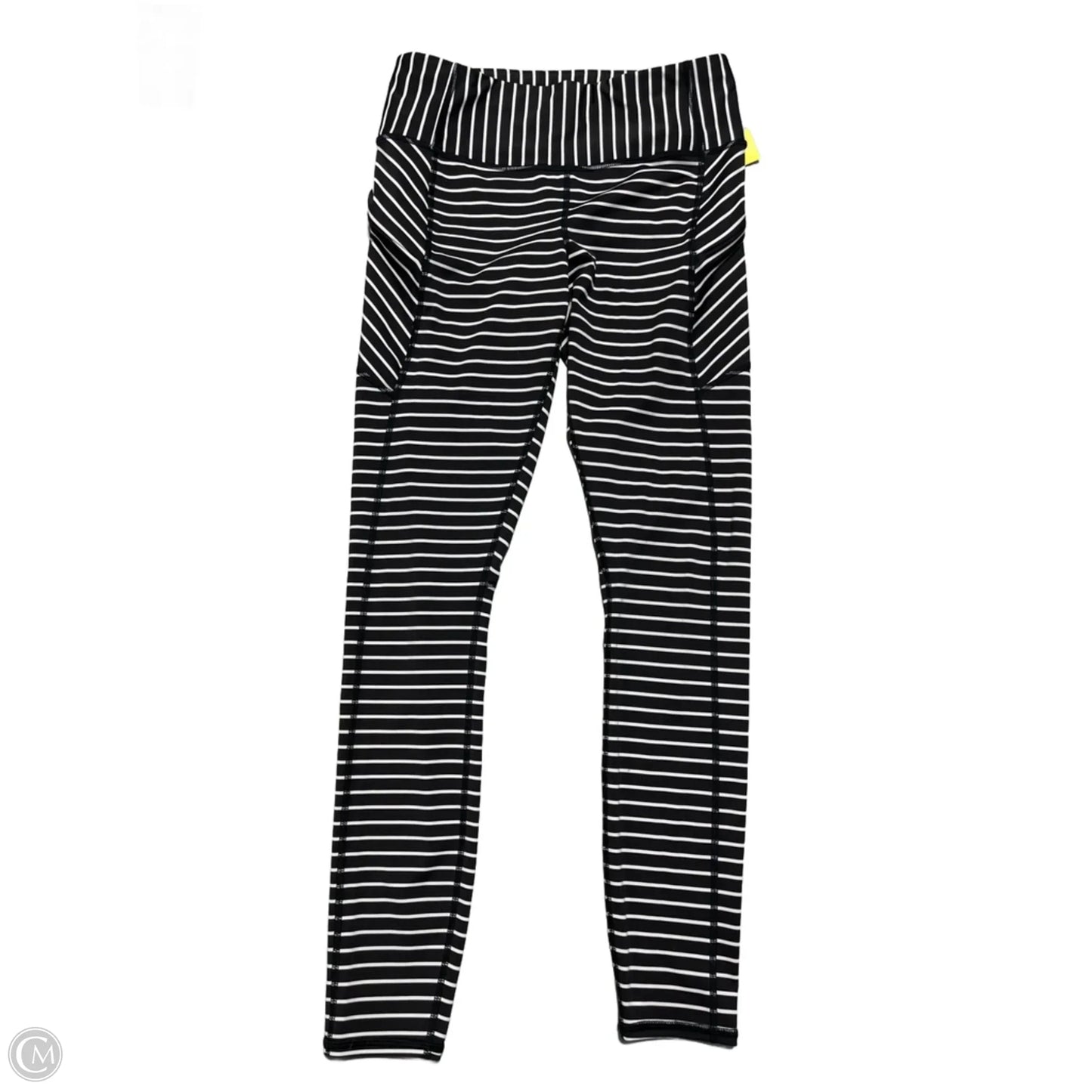 Athletic Leggings By Athleta In Striped Pattern, Size: S