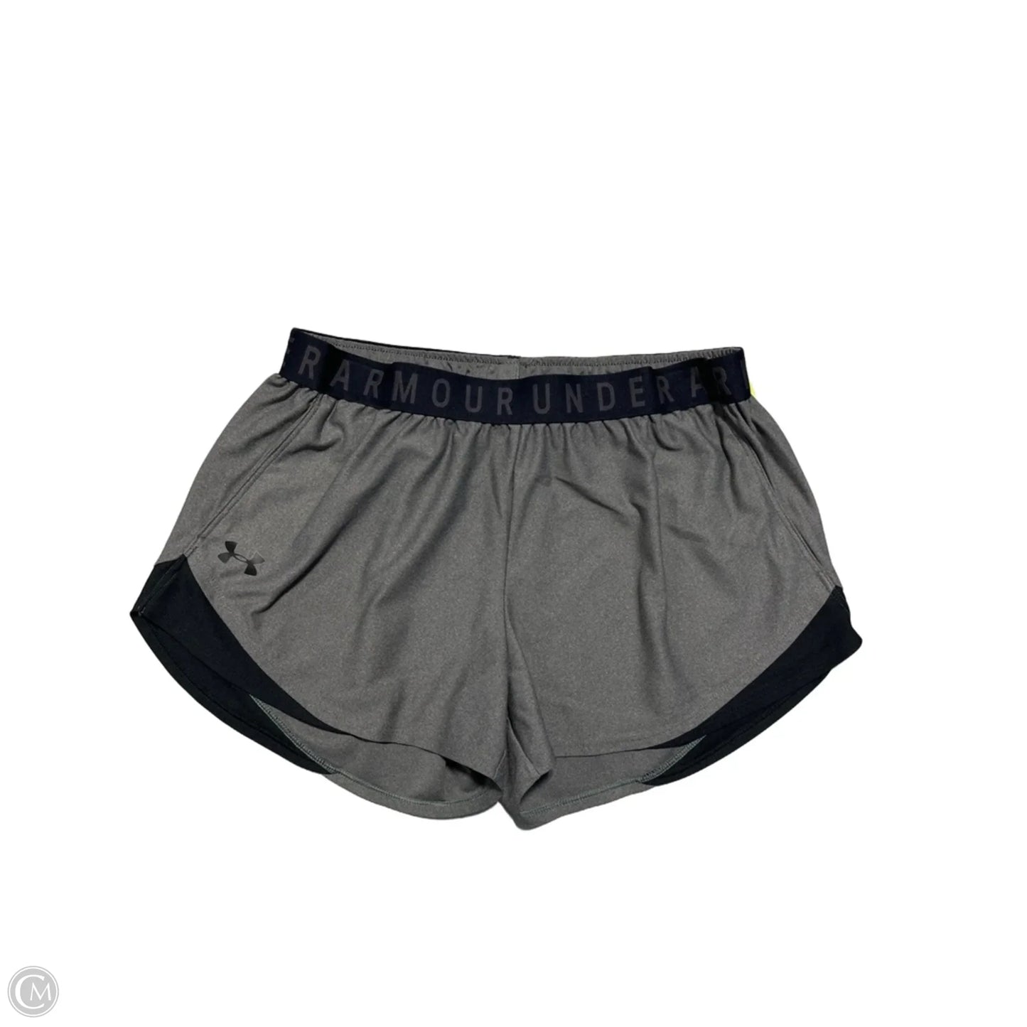 Athletic Shorts By Under Armour In Grey, Size: L