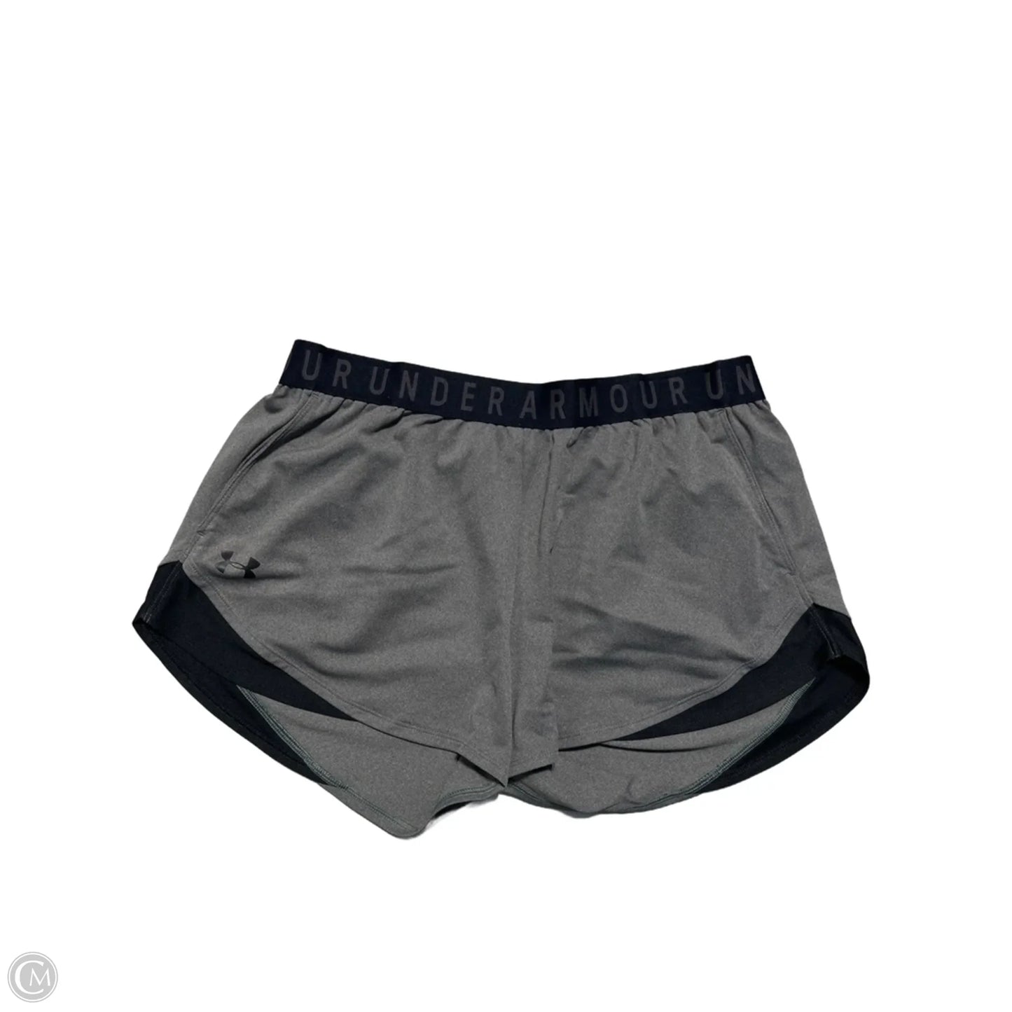 Athletic Shorts By Under Armour In Grey, Size: L