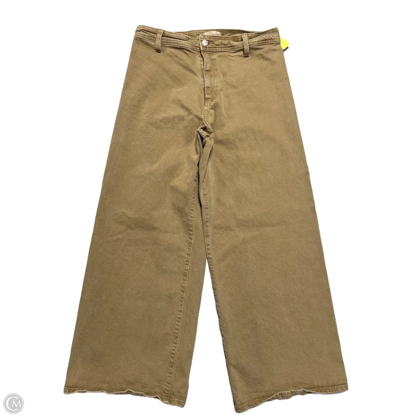 Jeans Wide Leg By Universal Thread In Tan Denim, Size: 12