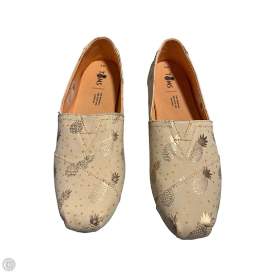 Shoes Flats By Toms In Peach, Size: 8