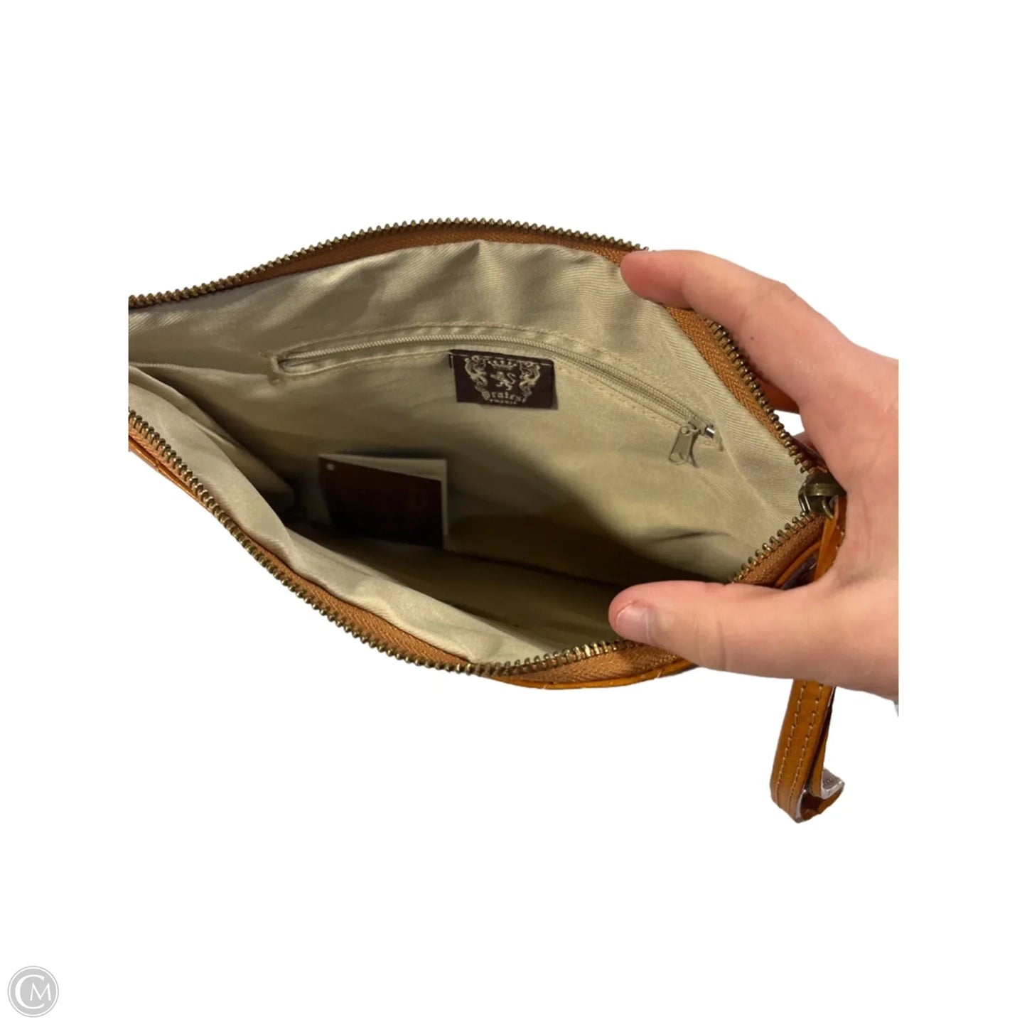 Wristlet Leather By Cmb, Size: Medium