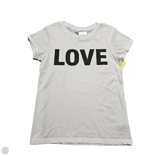 Top Short Sleeve Basic By Cmc In White, Size: S