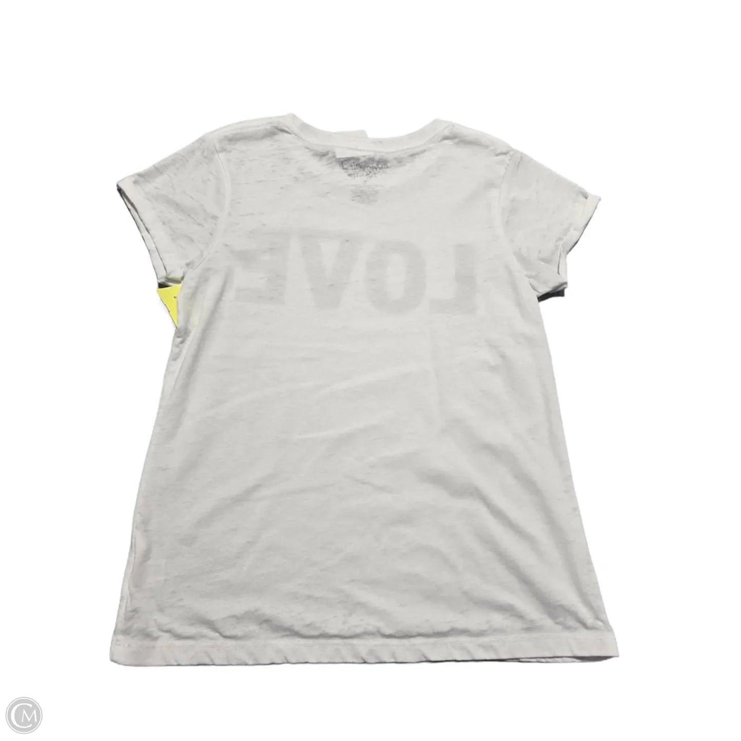 Top Short Sleeve Basic By Cmc In White, Size: S