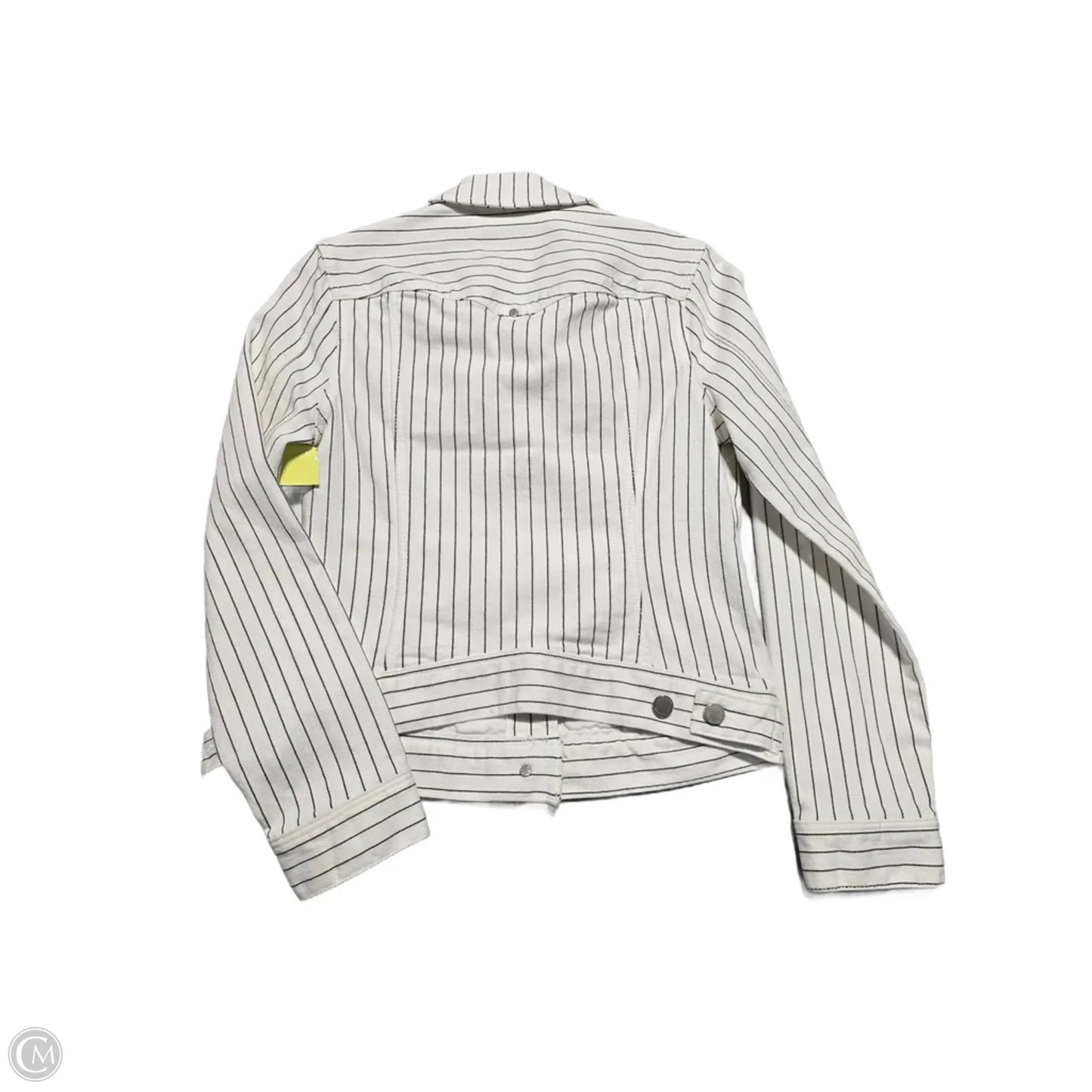 Jacket Denim By Liverpool In Striped Pattern, Size: Xs