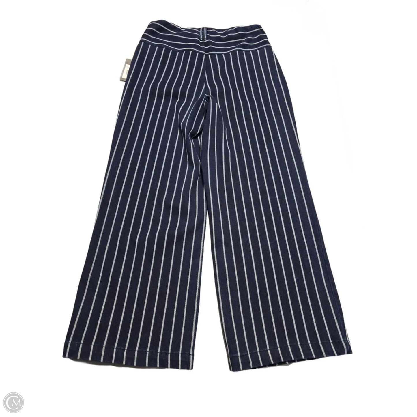 Pants Cropped By Lysse In Blue Denim, Size: M