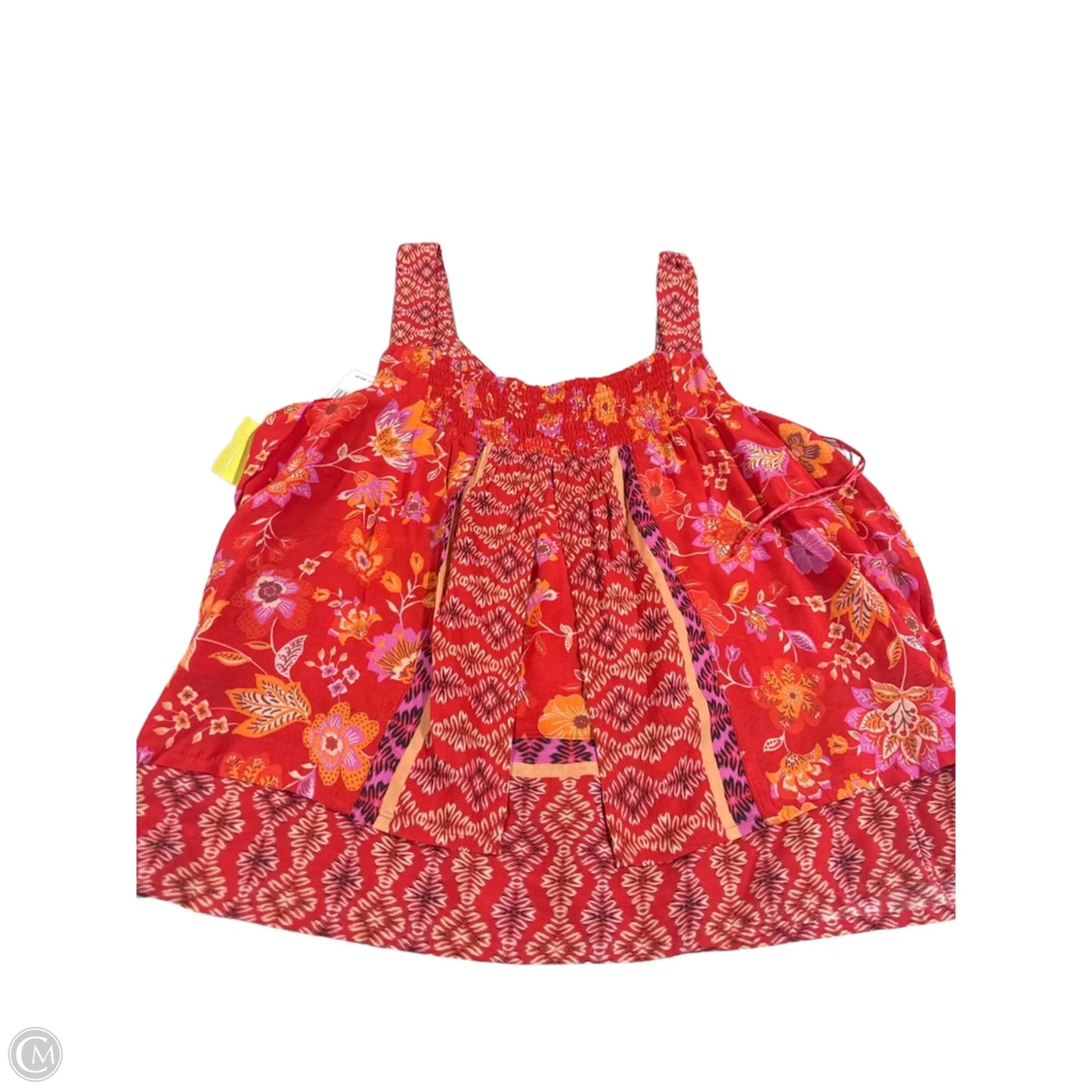 Tank Top By Liverpool In Orange & Red, Size: M