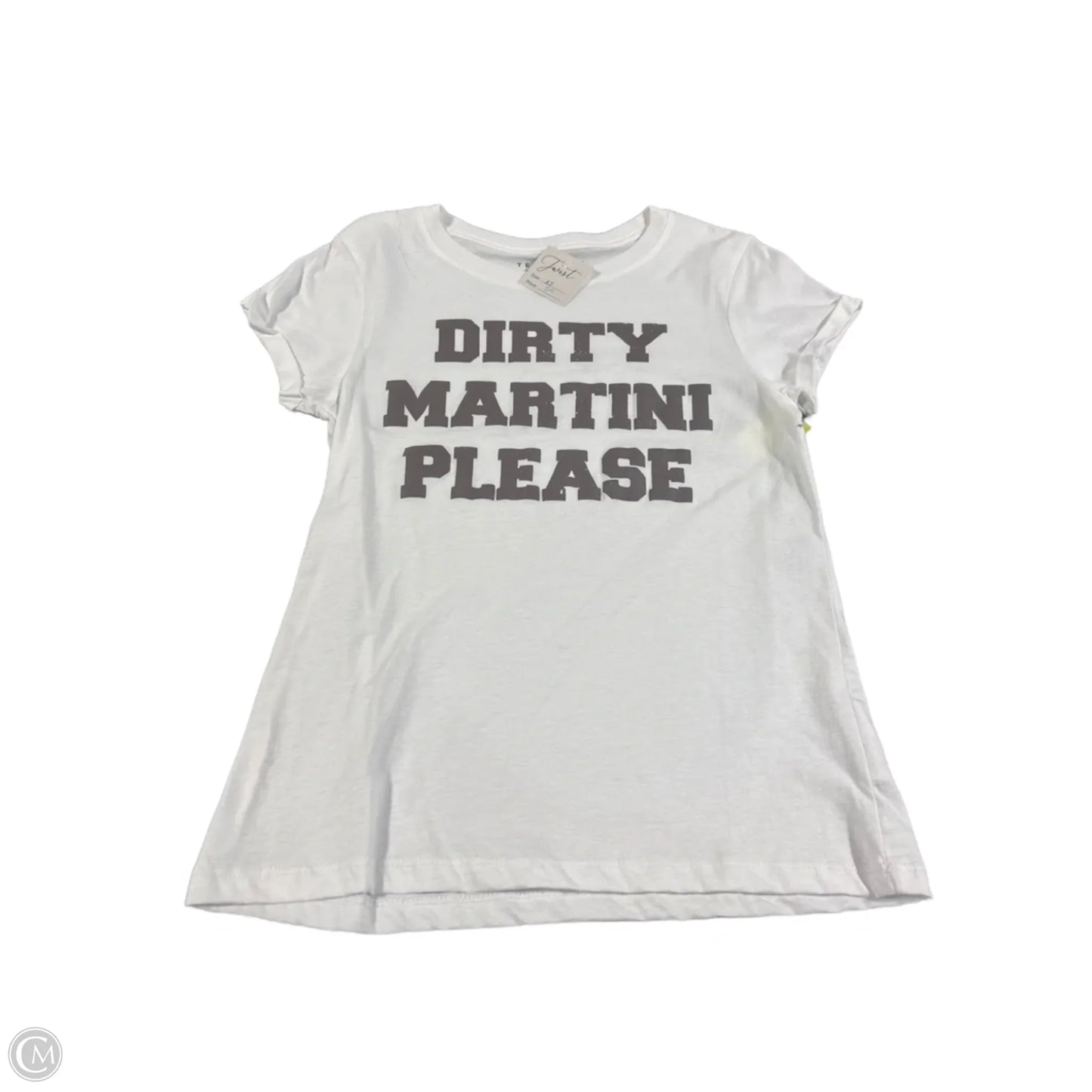 Top Short Sleeve Basic By Cmc In White, Size: Xs