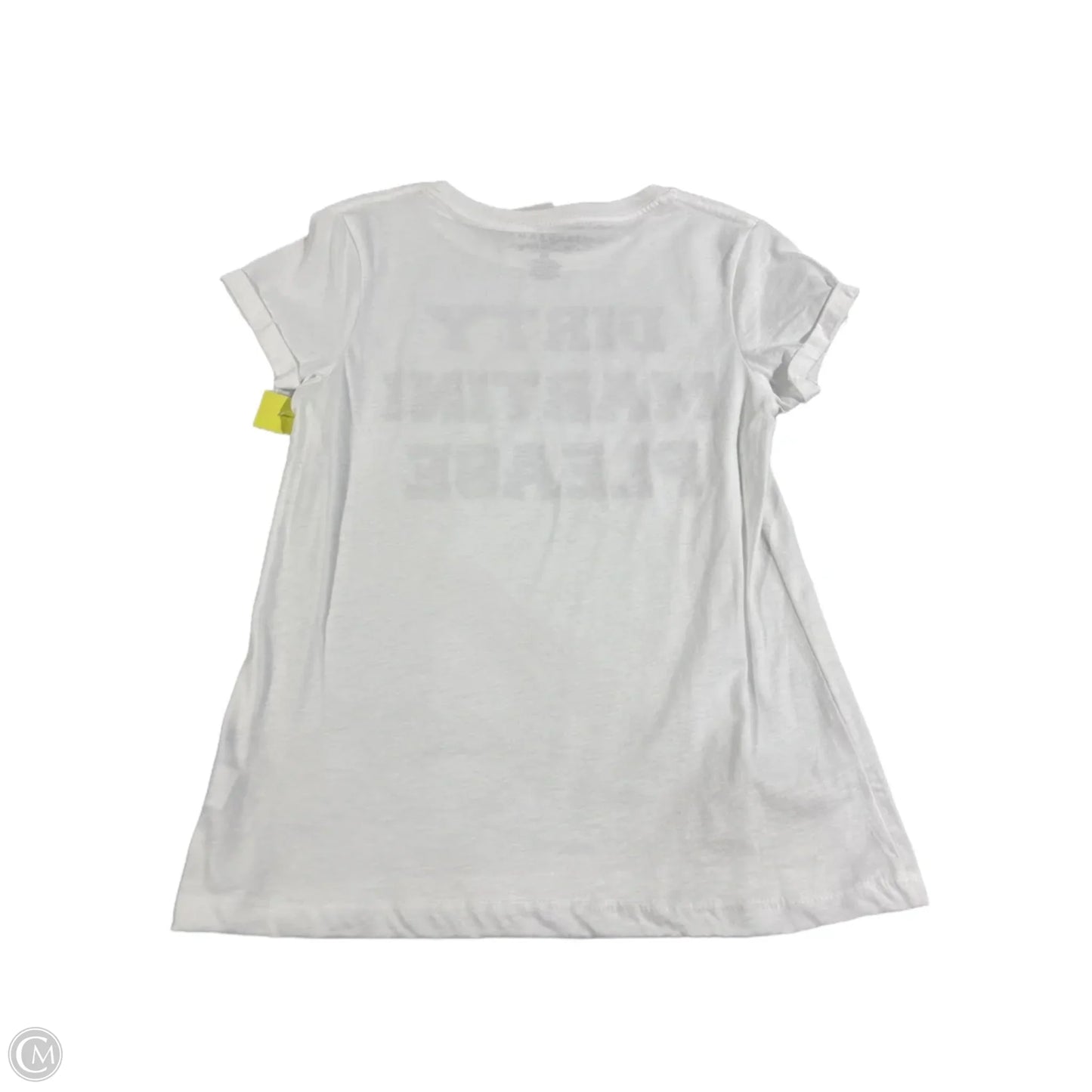 Top Short Sleeve Basic By Cmc In White, Size: Xs