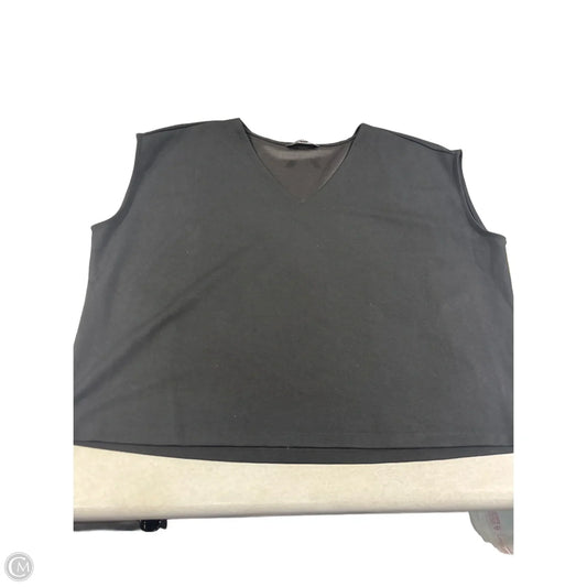 Top Sleeveless By Liverpool In Black, Size: Xl
