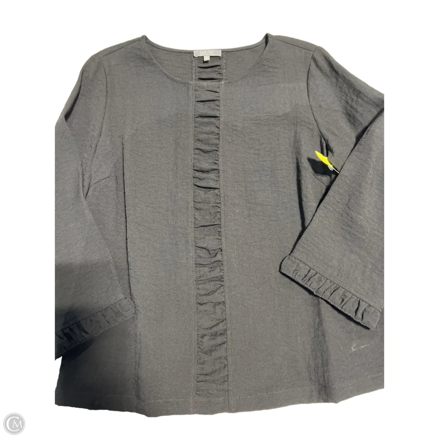Top Long Sleeve By Habitat In Black, Size: S