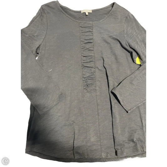 Top Long Sleeve By Habitat In Black, Size: M
