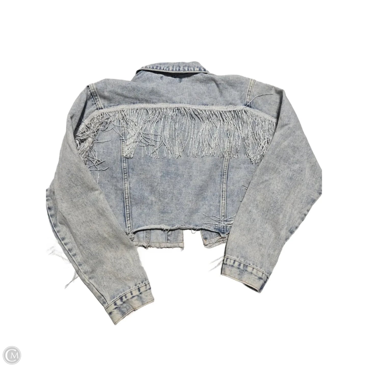 Jacket Denim By Cme In Blue Denim, Size: Xl