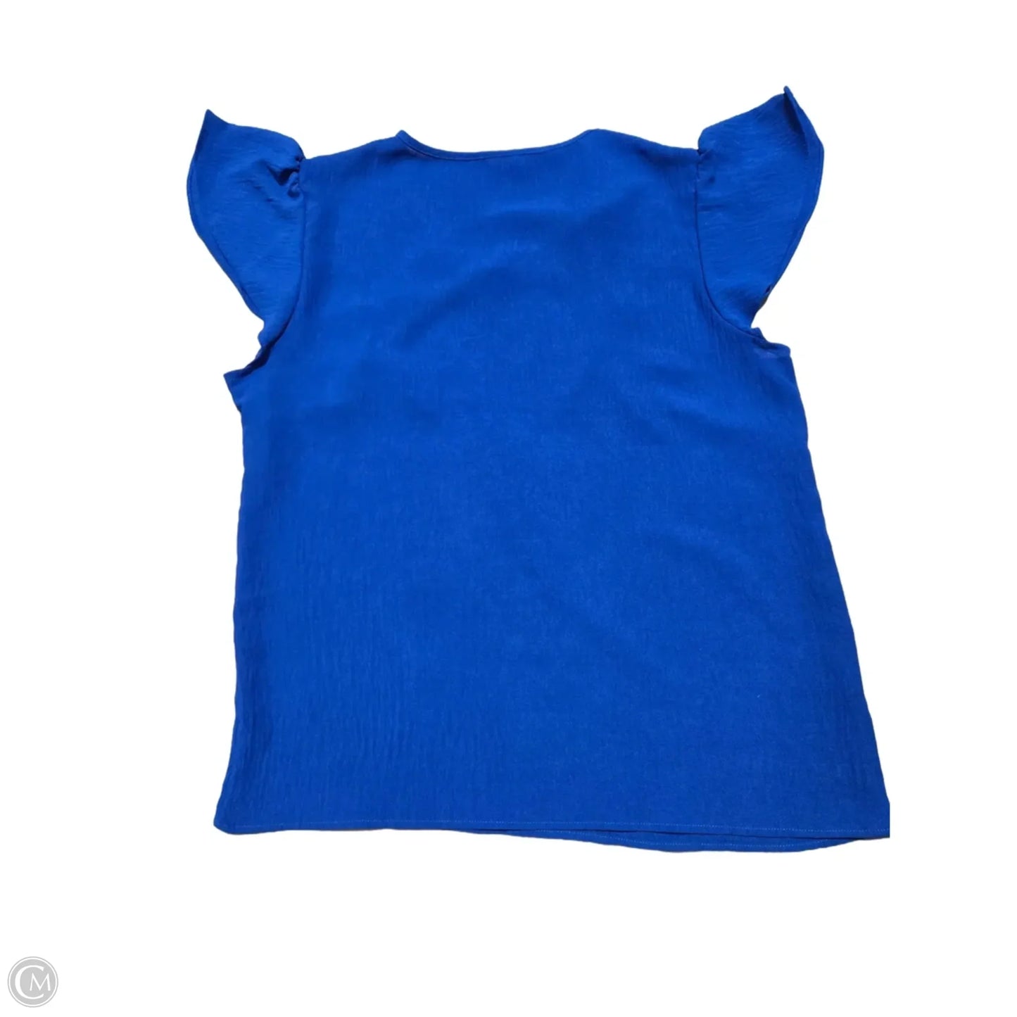 Top Short Sleeve By Cmc In Blue, Size: L