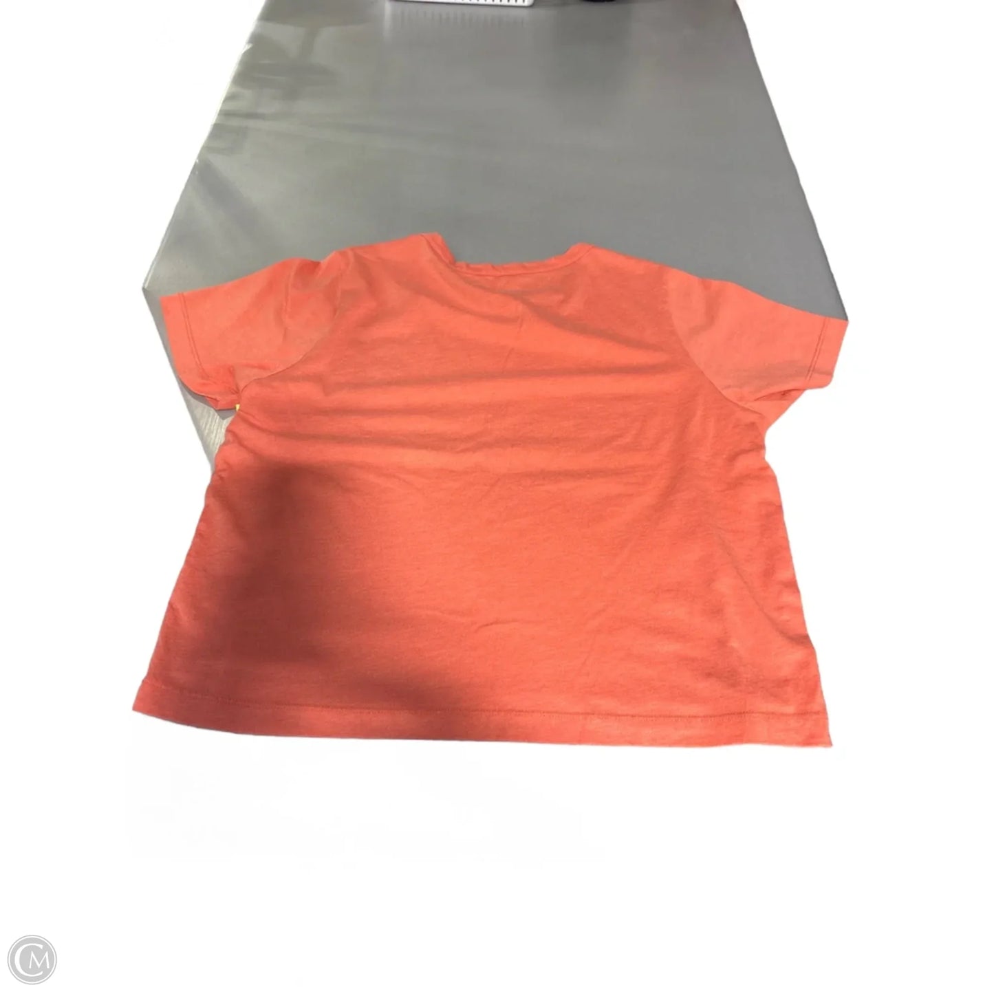 Top Short Sleeve Basic By Cme In Orange, Size: L