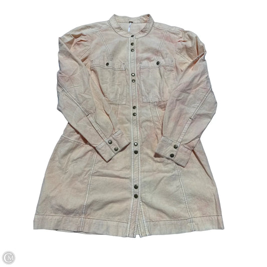 Dress Casual Midi By Free People In Peach, Size: S