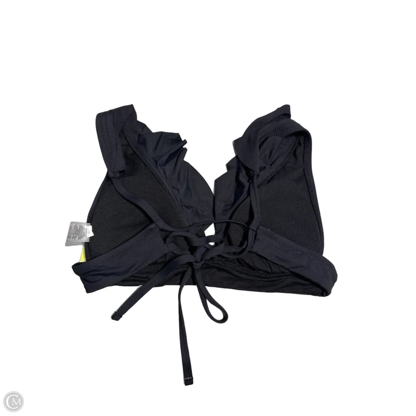 Swimsuit Top By Cme In Black, Size: L