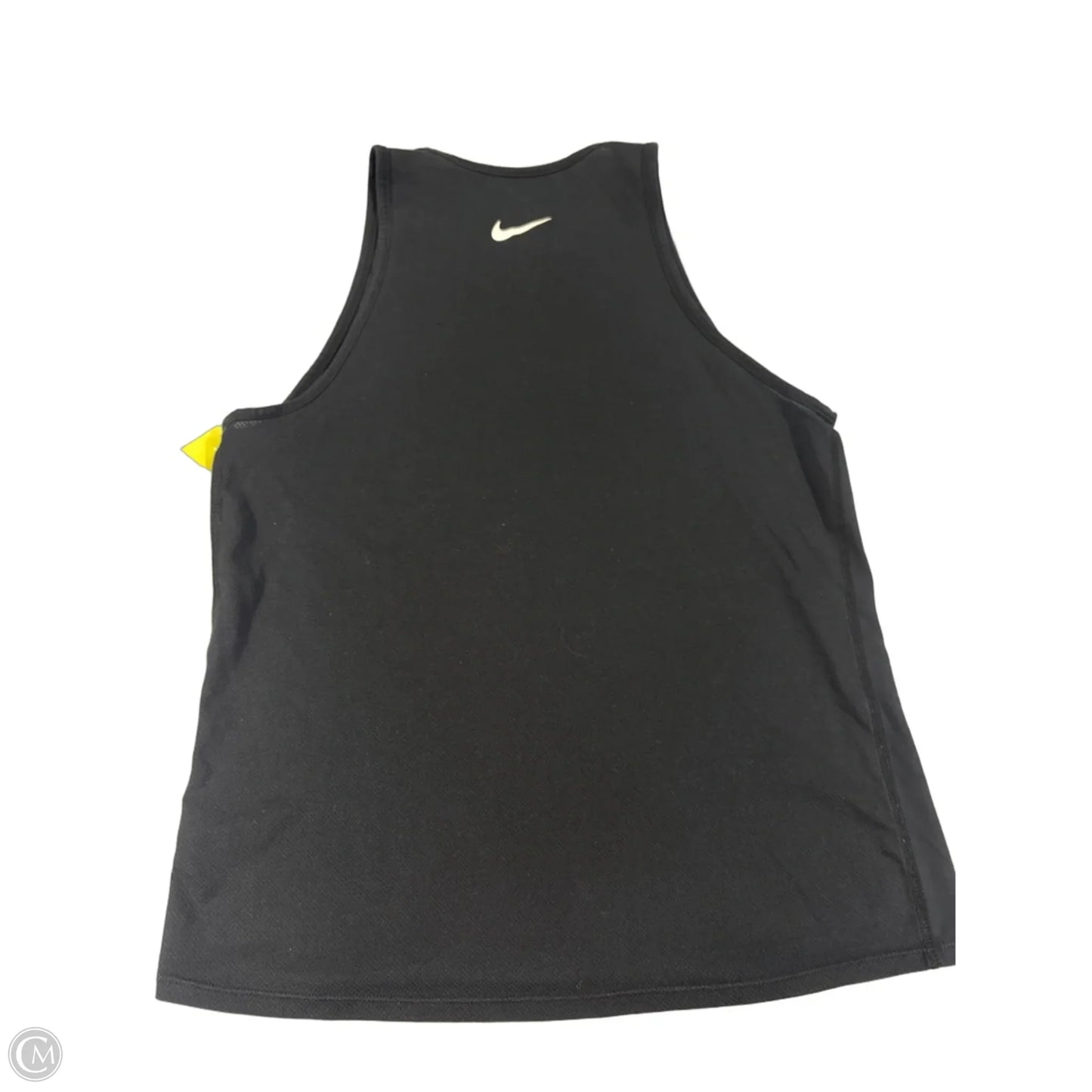 Athletic Tank Top By Nike Apparel In Black, Size: M