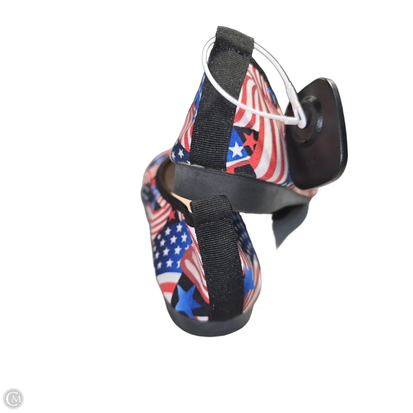 Shoes Flats By Cme In Blue & Red & White, Size: 8