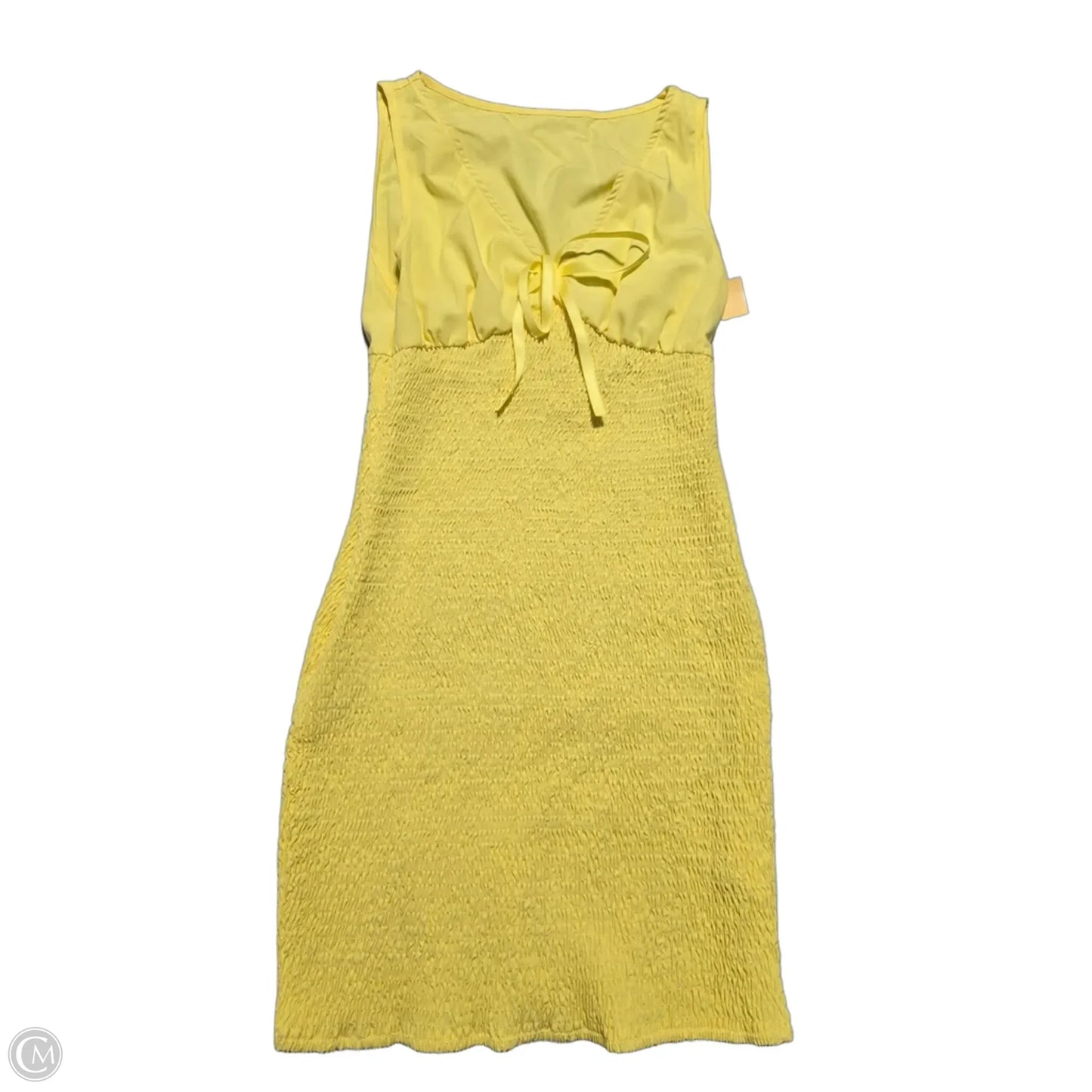 Dress Casual Midi By Shein In Yellow, Size: M