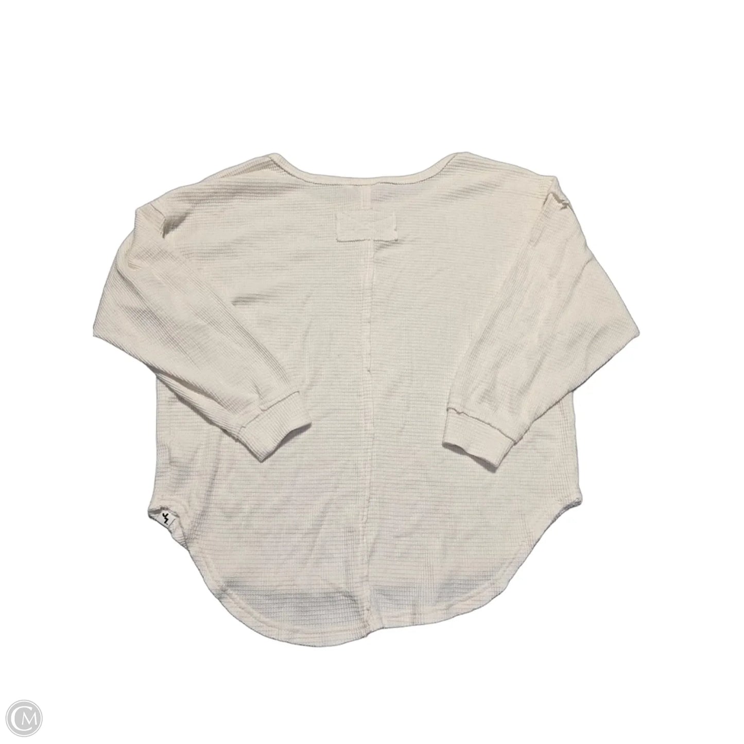 Top Long Sleeve By Joy Lab In Cream, Size: Xl