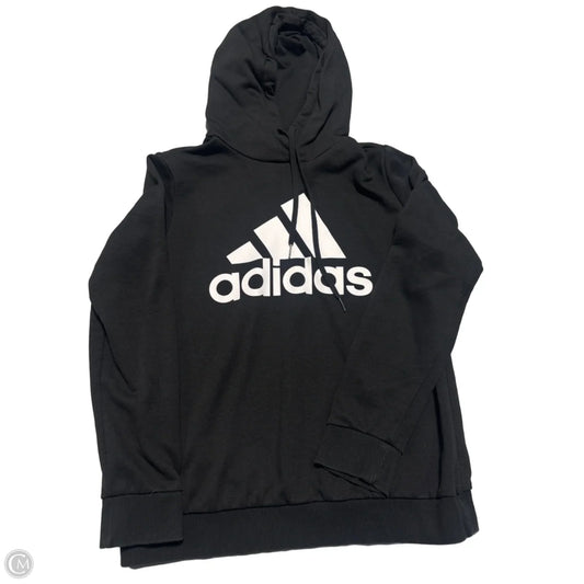 Sweatshirt Hoodie By Adidas In Black, Size: M