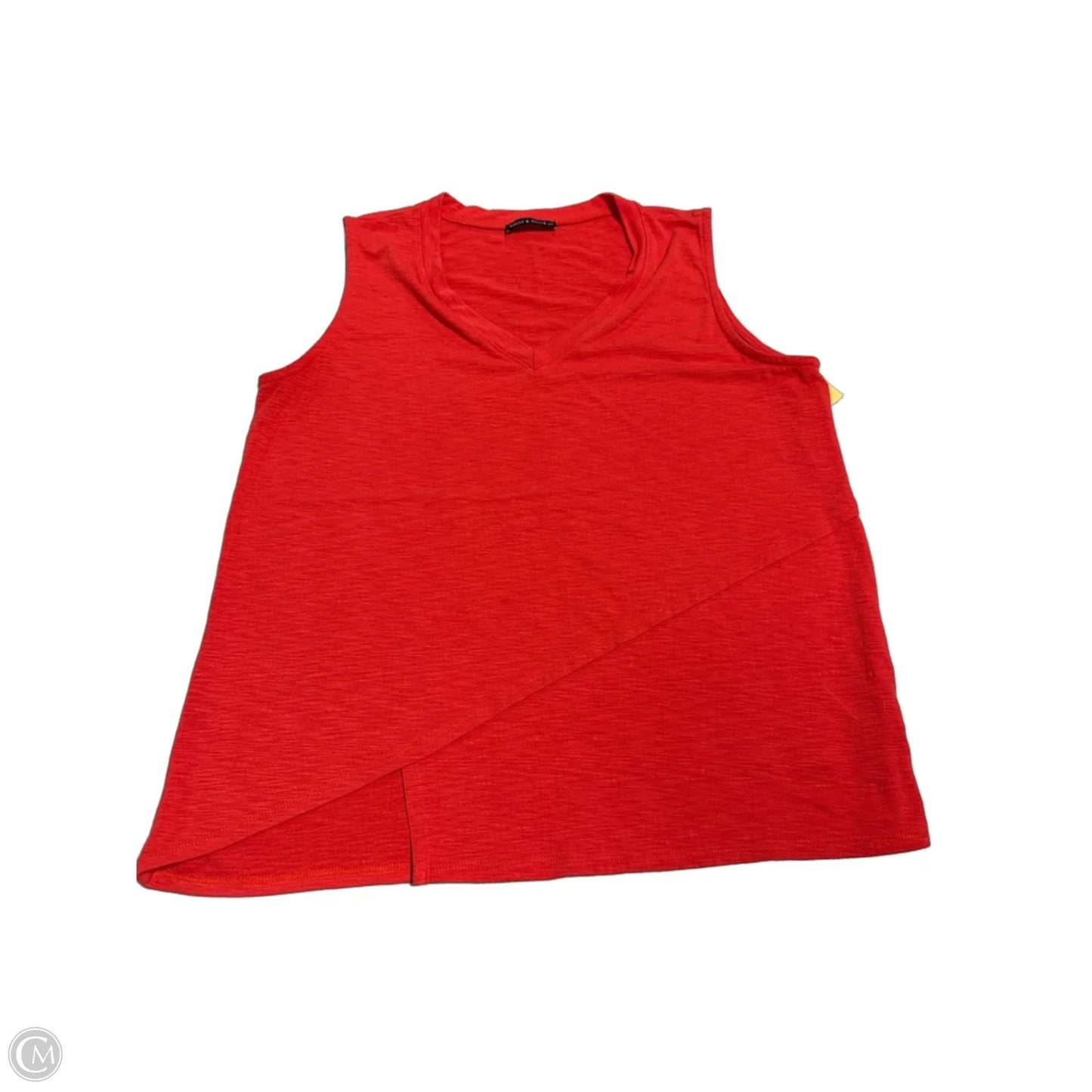 Tank Top By Nally And Millie In Orange, Size: Xl
