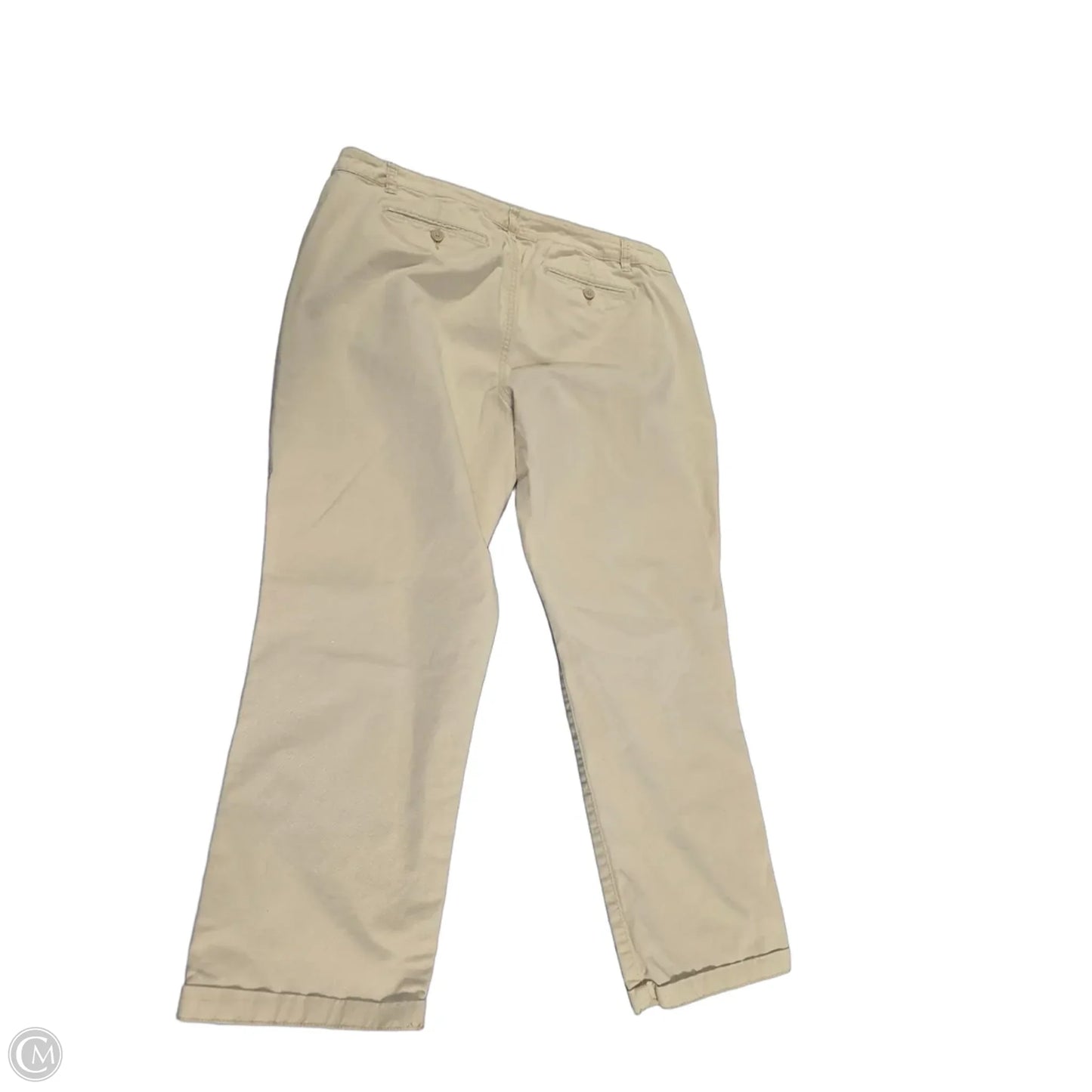 Capris By Chaps In Tan, Size: 16