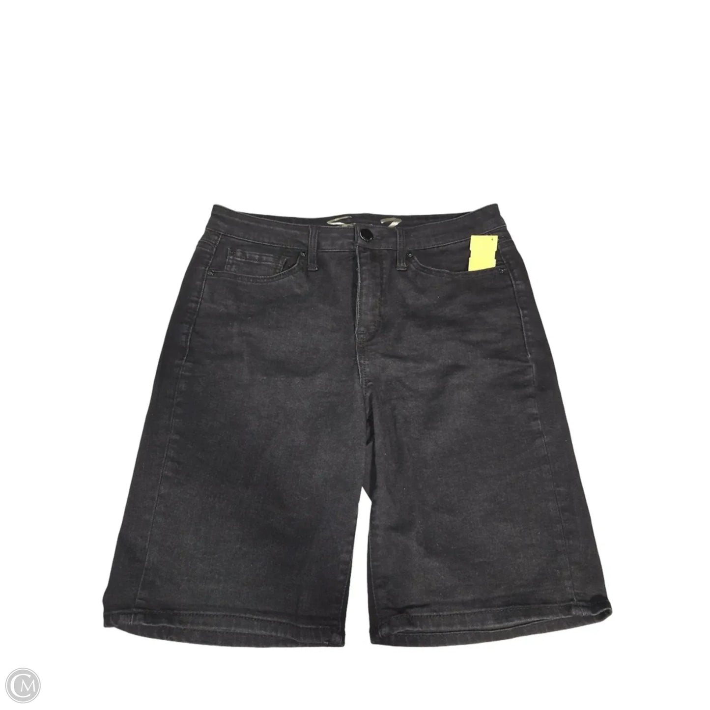 Shorts By Seven 7 In Black Denim, Size: 10