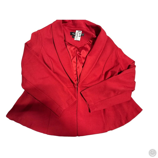 Blazer By Torrid In Red, Size: 1x