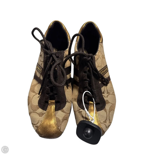 Shoes Designer By Coach In Brown, Size: 6.5