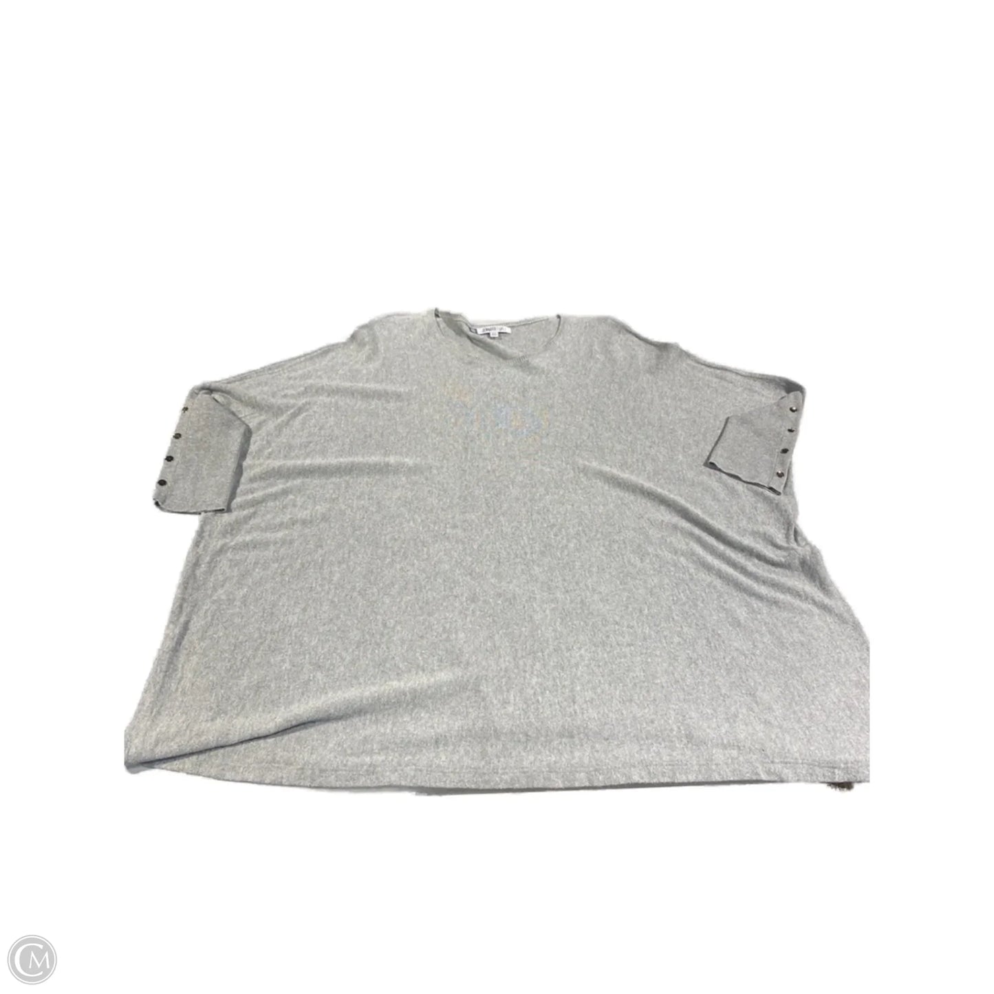 Sweater By Jennifer Lopez In Grey, Size: M
